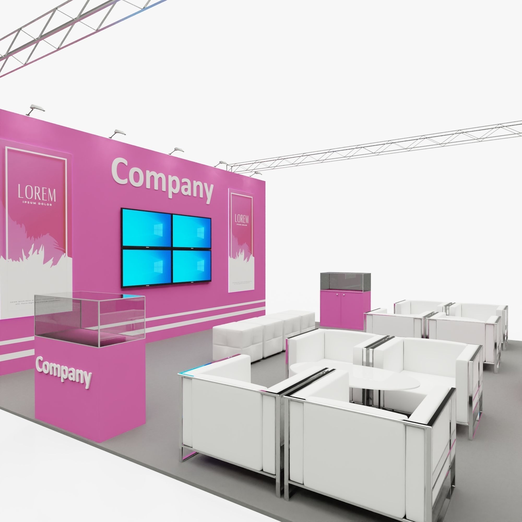 Exhibition stand 4 3D model_3