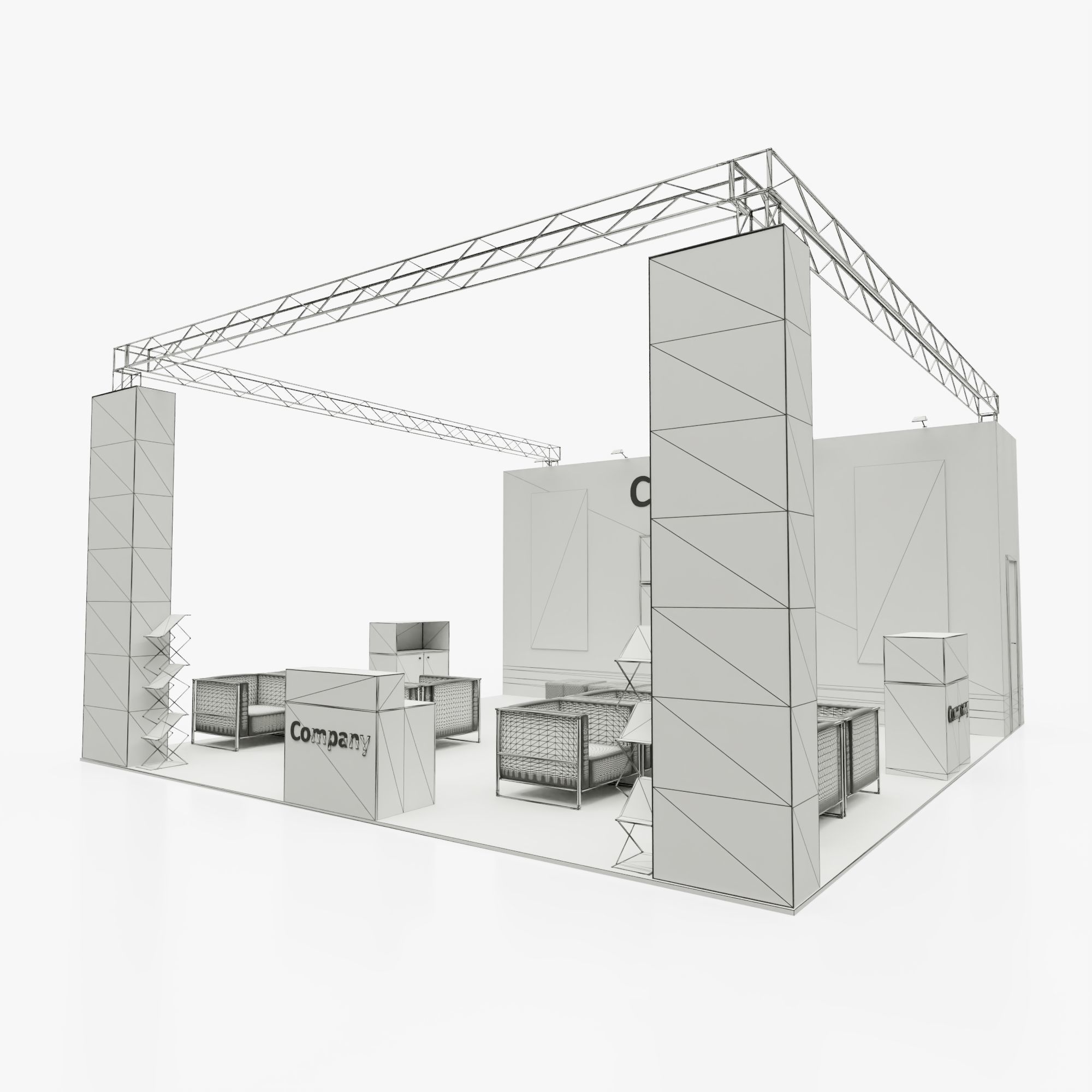 Exhibition stand 4 3D model_6