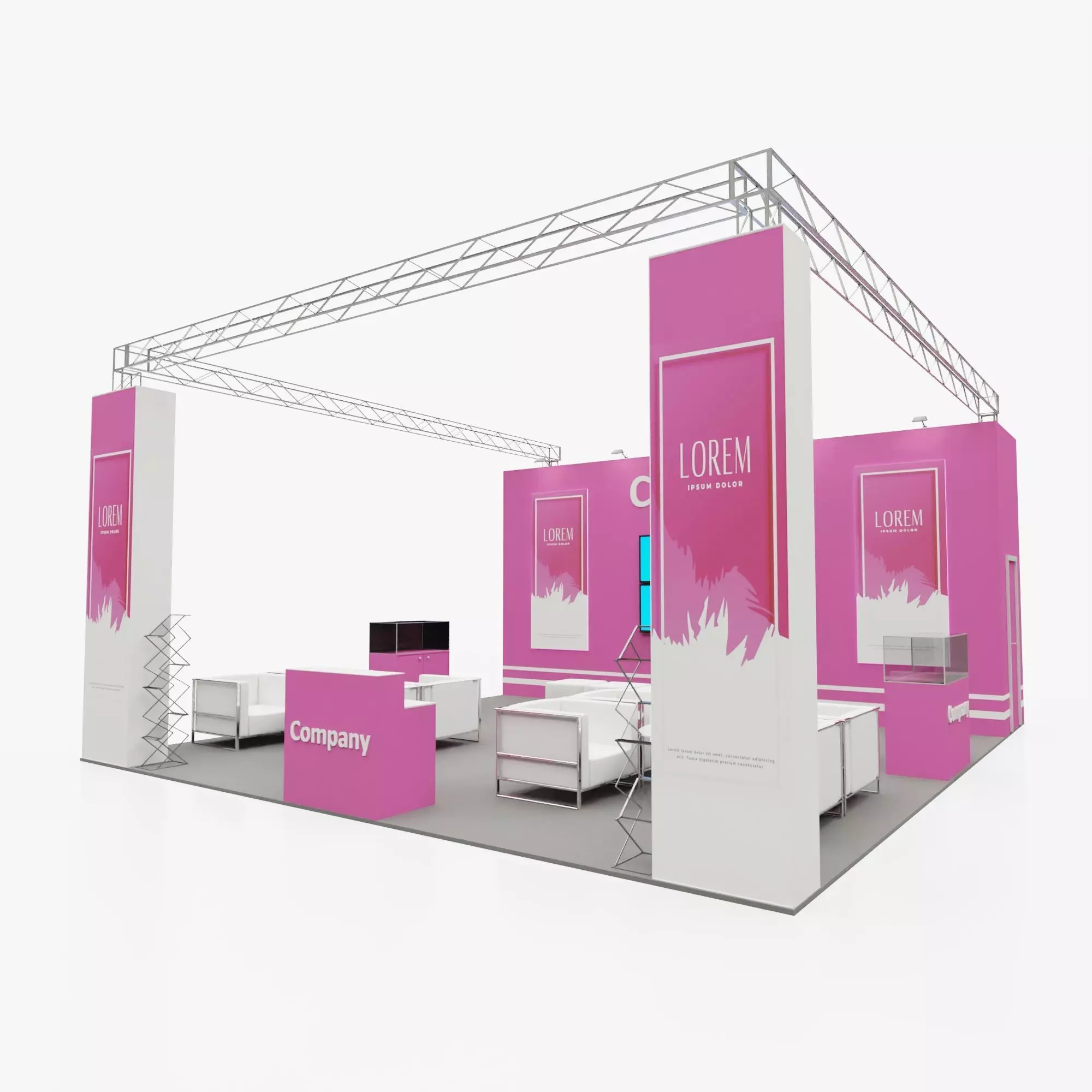 Exhibition stand 4 3D model_0