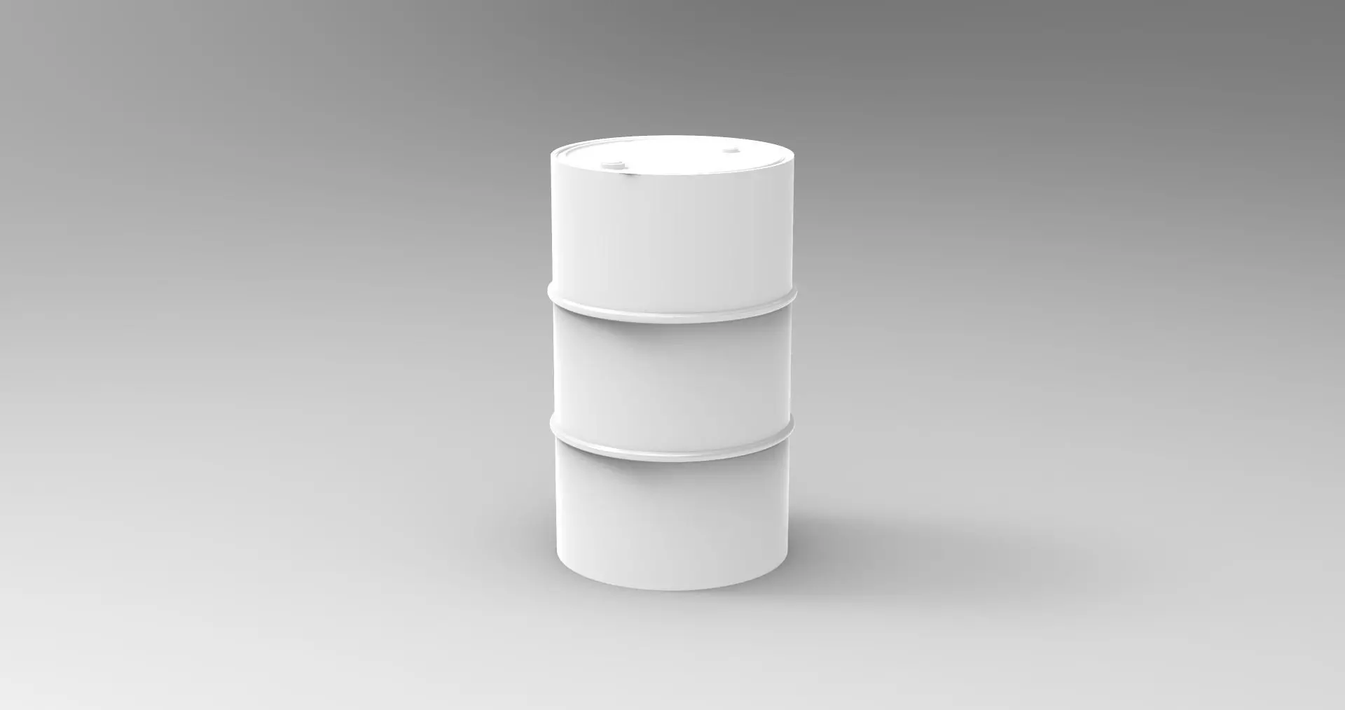 Barrel Metal 3D model Low-poly 3D model_0