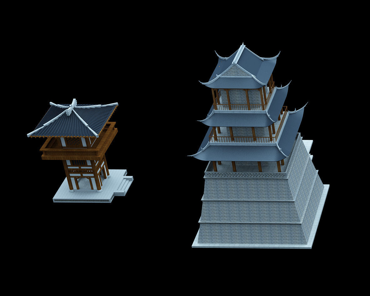 Collection of ancient buildings in Asia _27