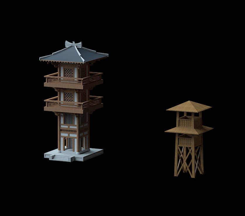 Collection of ancient buildings in Asia _19