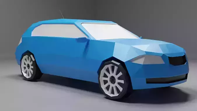 Polygonal car