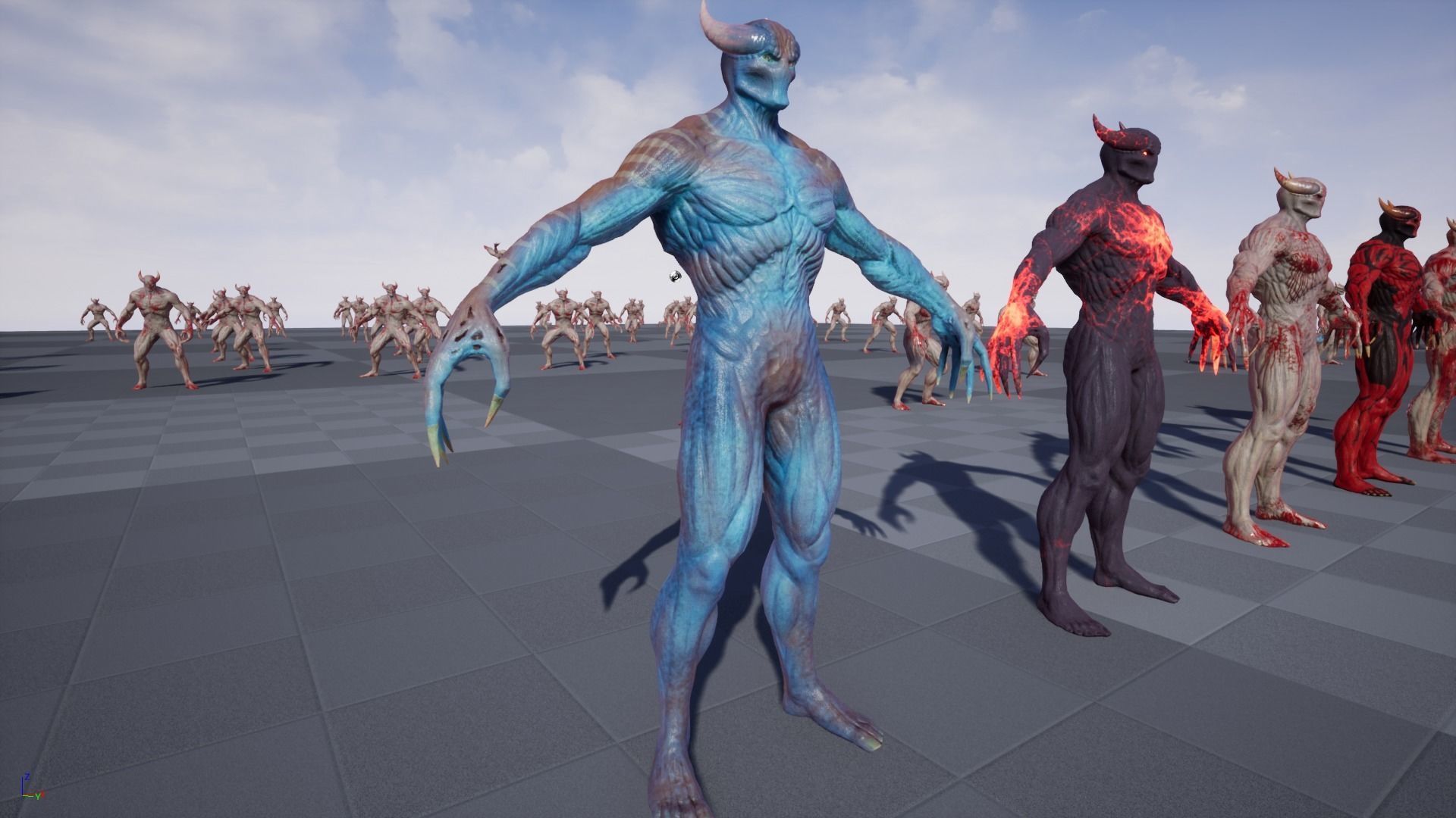 Silent Demon Low-poly 3D model_9