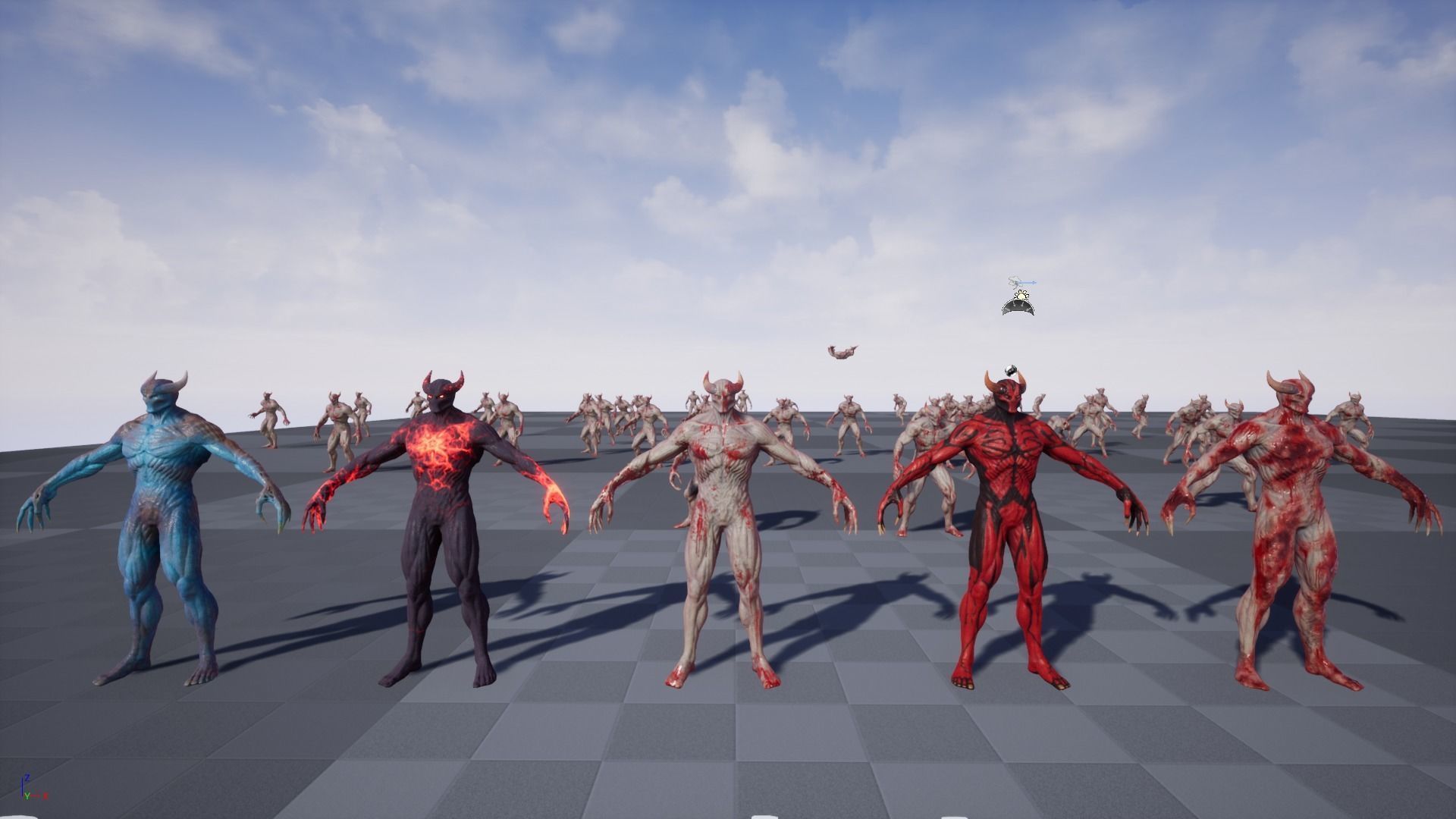 Silent Demon Low-poly 3D model_14