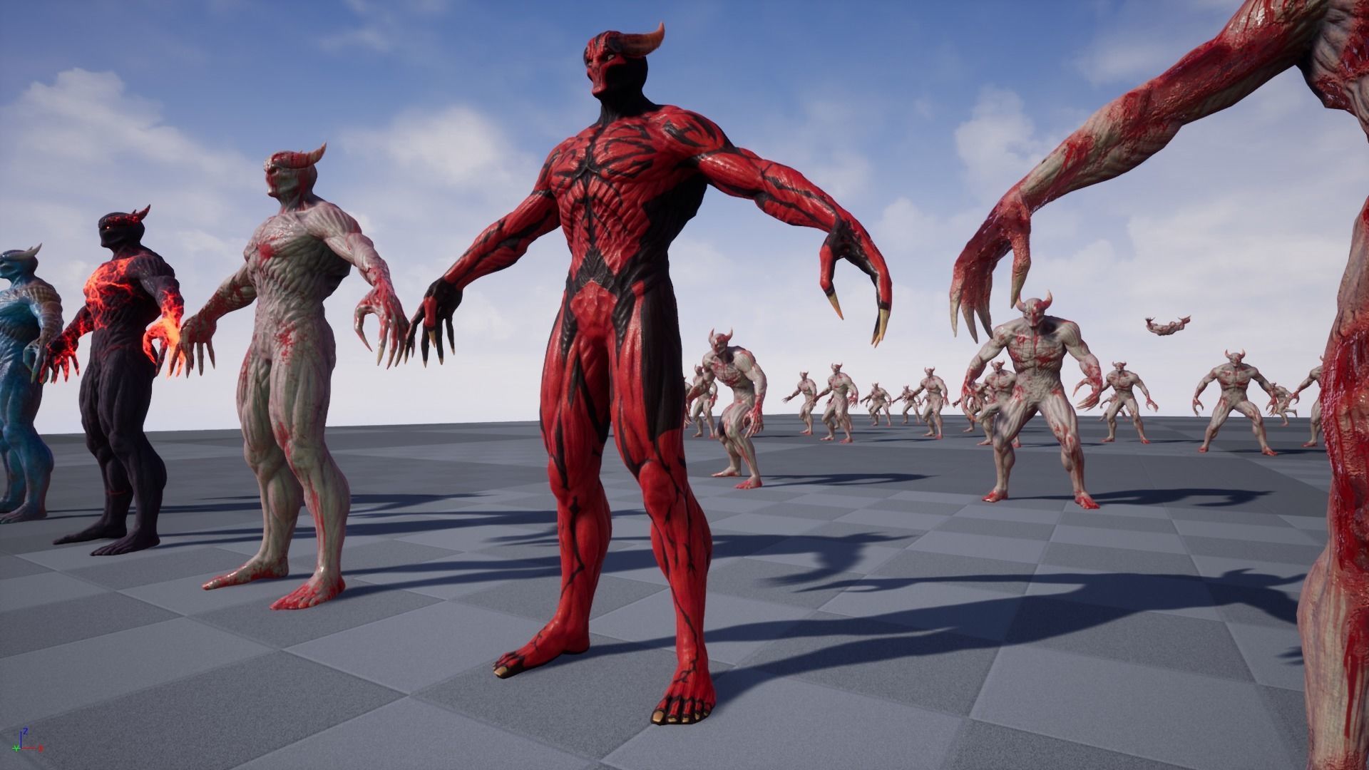 Silent Demon Low-poly 3D model_12