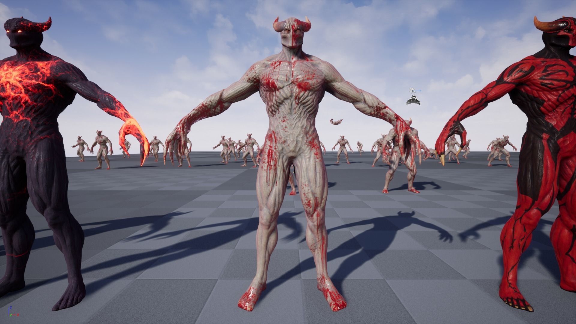 Silent Demon Low-poly 3D model_11