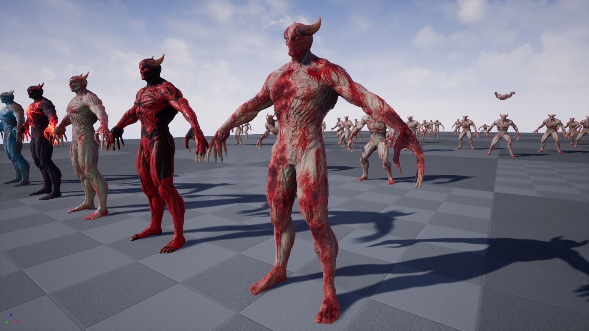 Silent Demon Low-poly 3D model_13