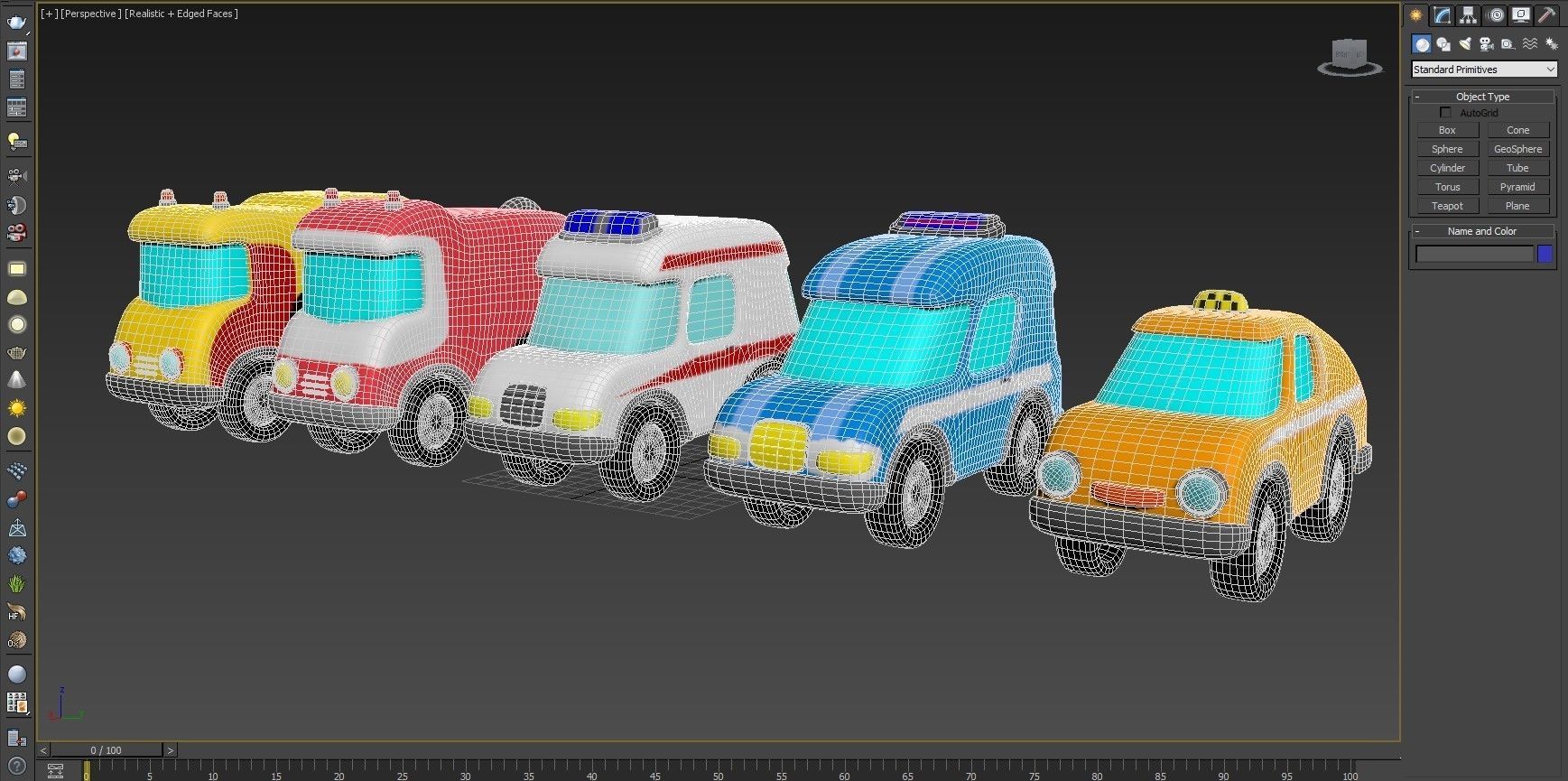 Toys car services model is subdivision ready 3D model_10