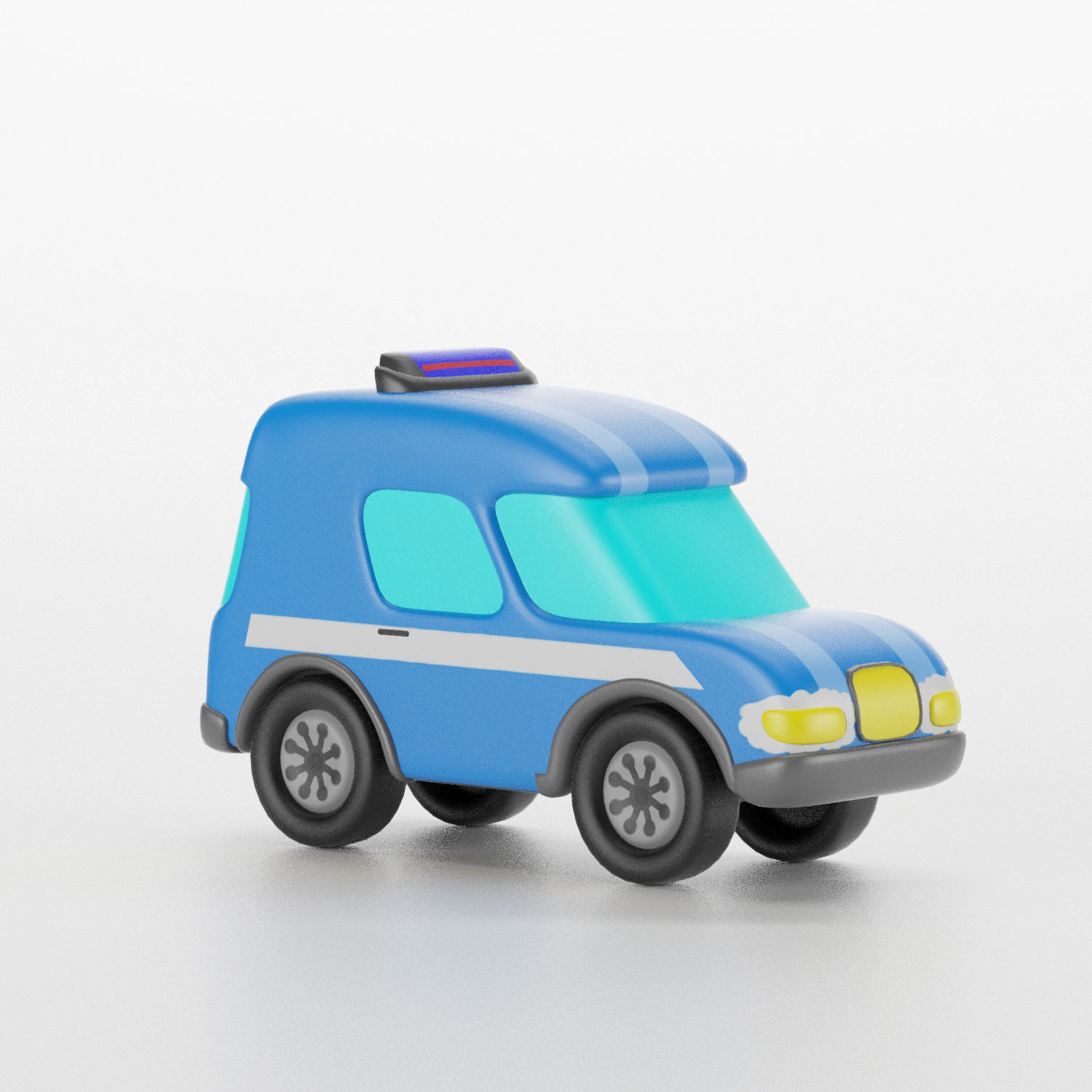 Toys car services model is subdivision ready 3D model_13