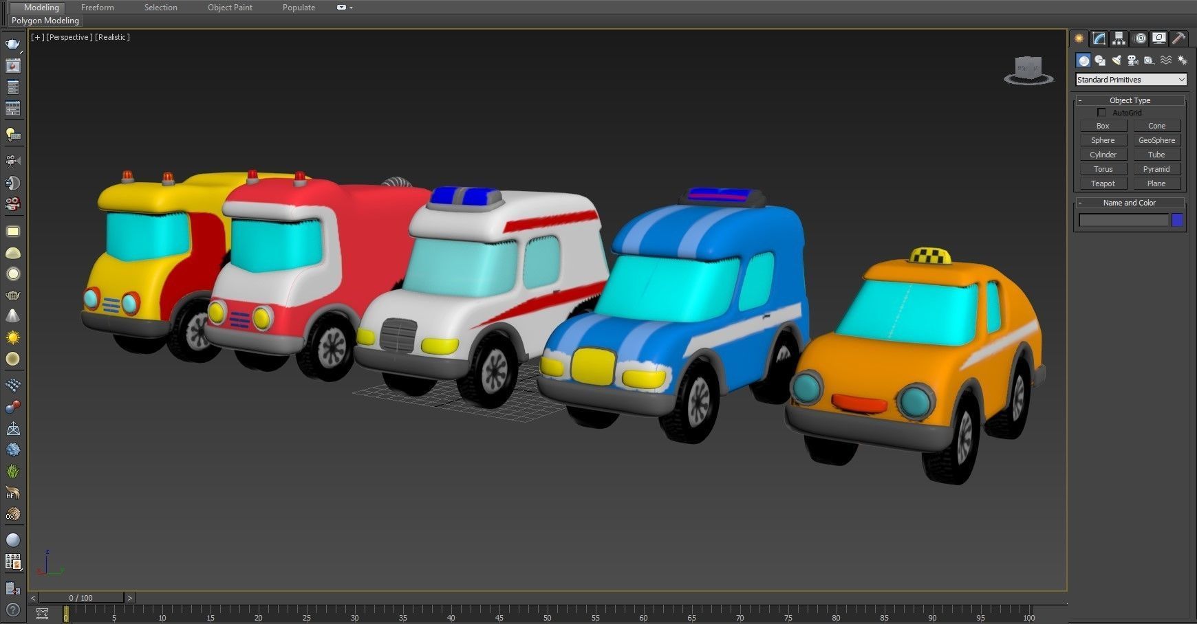 Toys car services model is subdivision ready 3D model_9