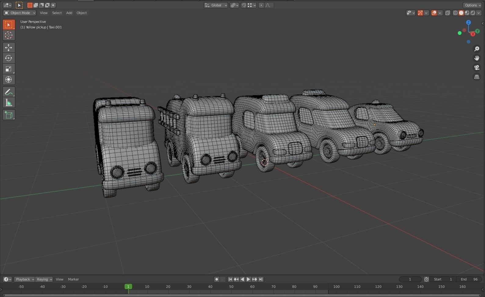 Toys car services model is subdivision ready 3D model_4
