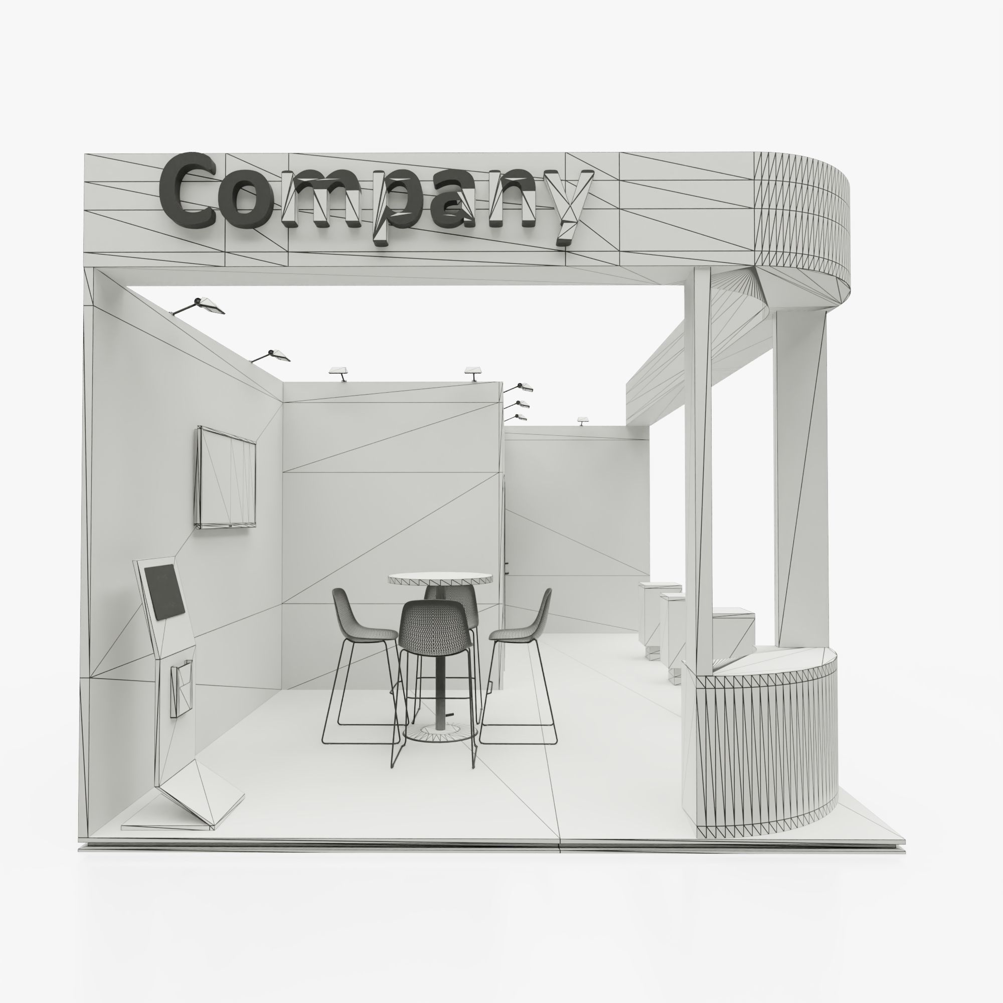 Exhibition stand 5 3D model_8