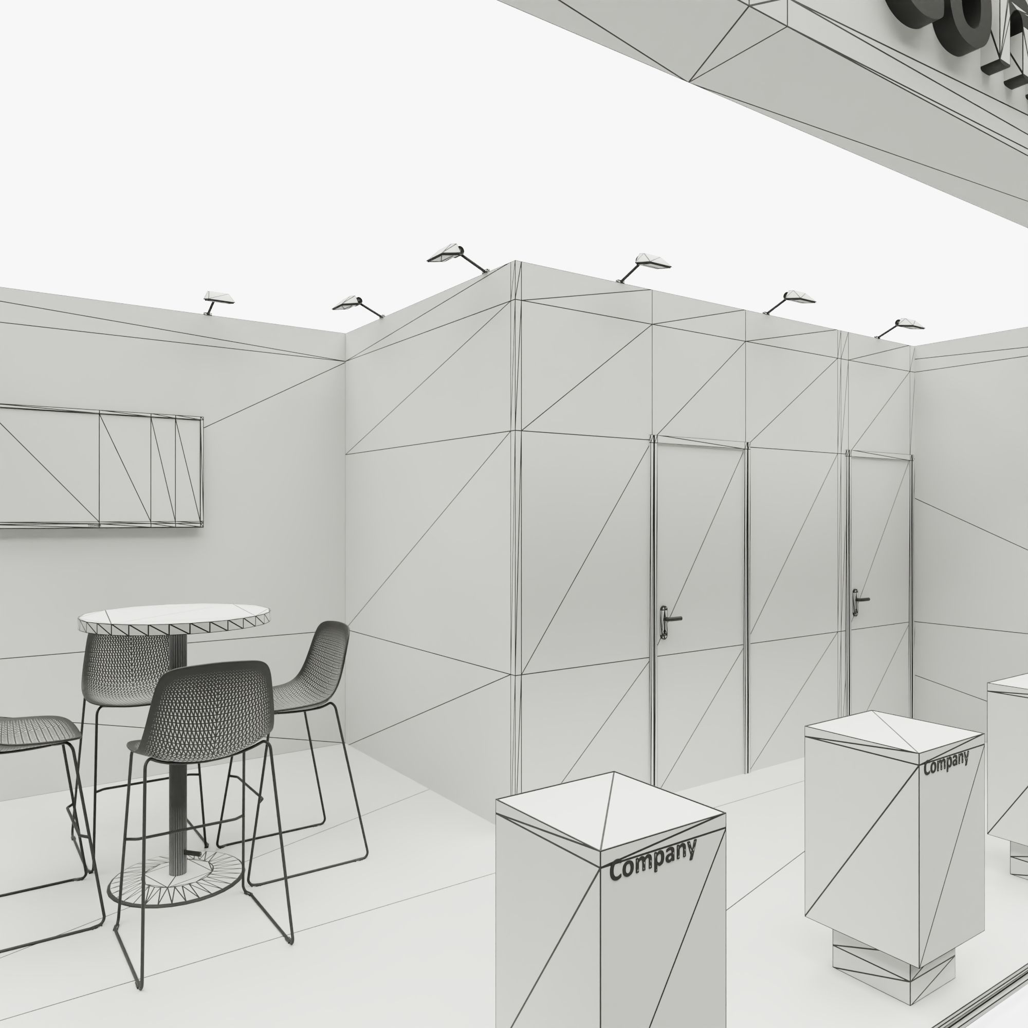 Exhibition stand 5 3D model_1