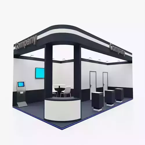 Exhibition stand 5 3D model
