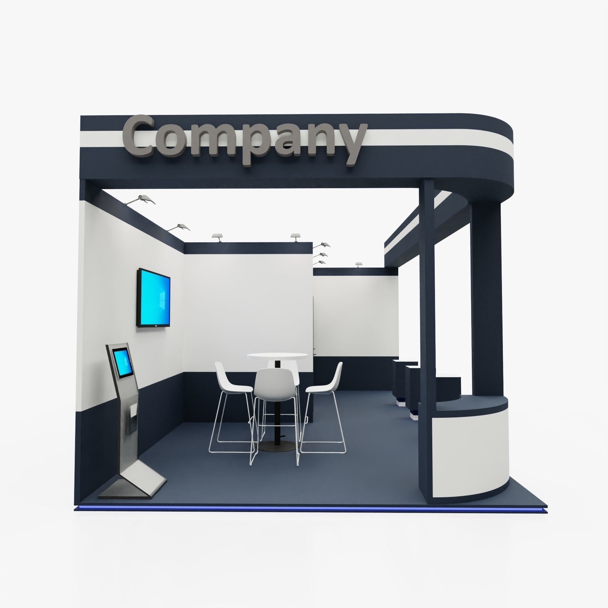 Exhibition stand 5 3D model_2