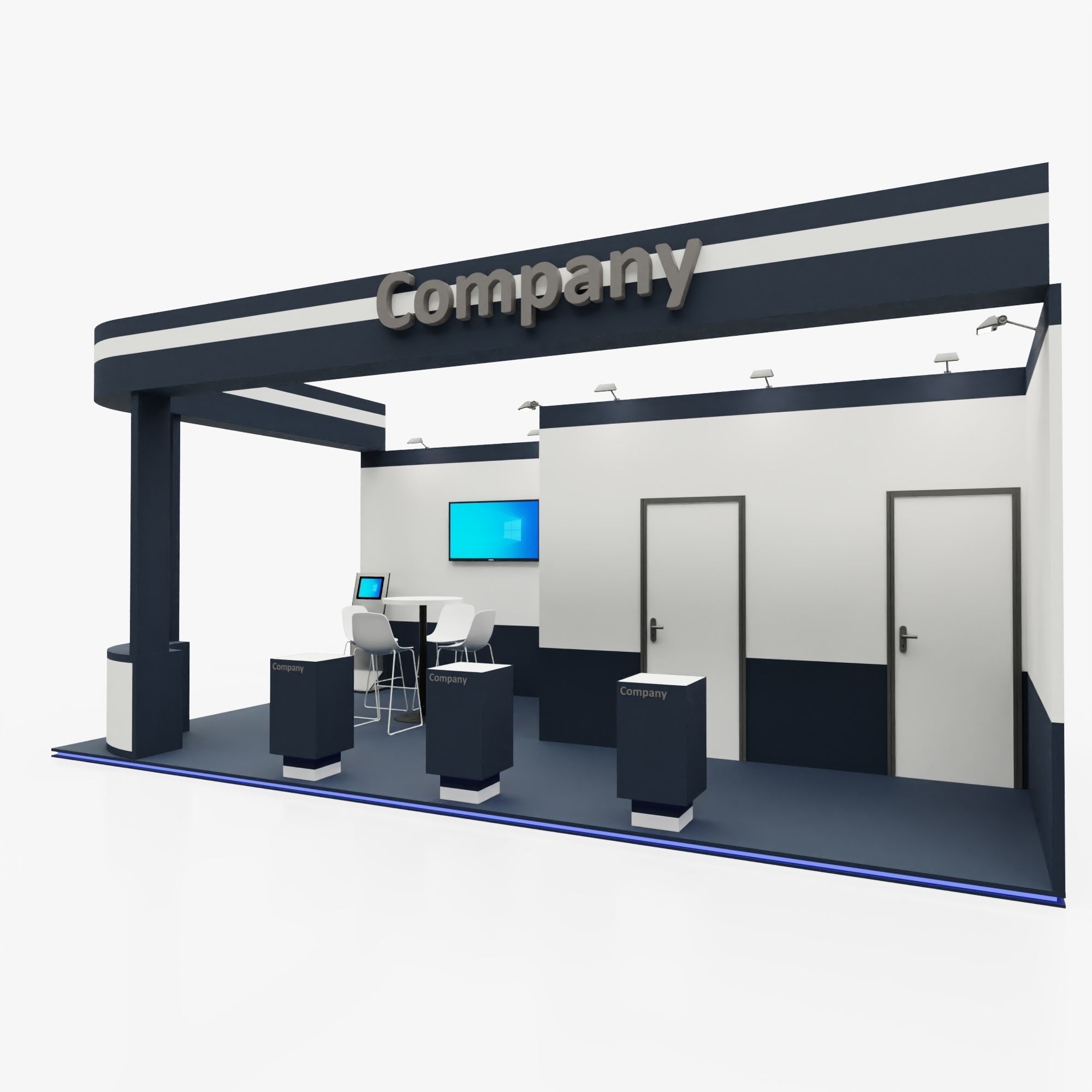 Exhibition stand 5 3D model_3