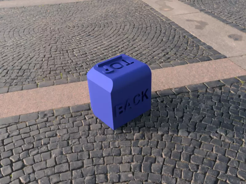 Cali cube 20mm x 20mm x 20mm Free 3D print model
