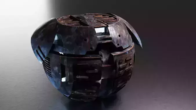robot ball Free 3D model