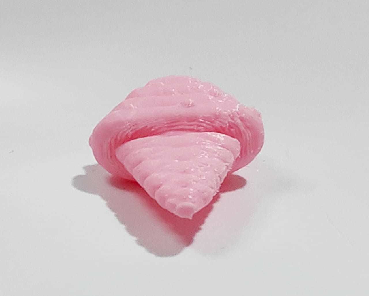 Ice cream Vanilla Flat 3D print model_7