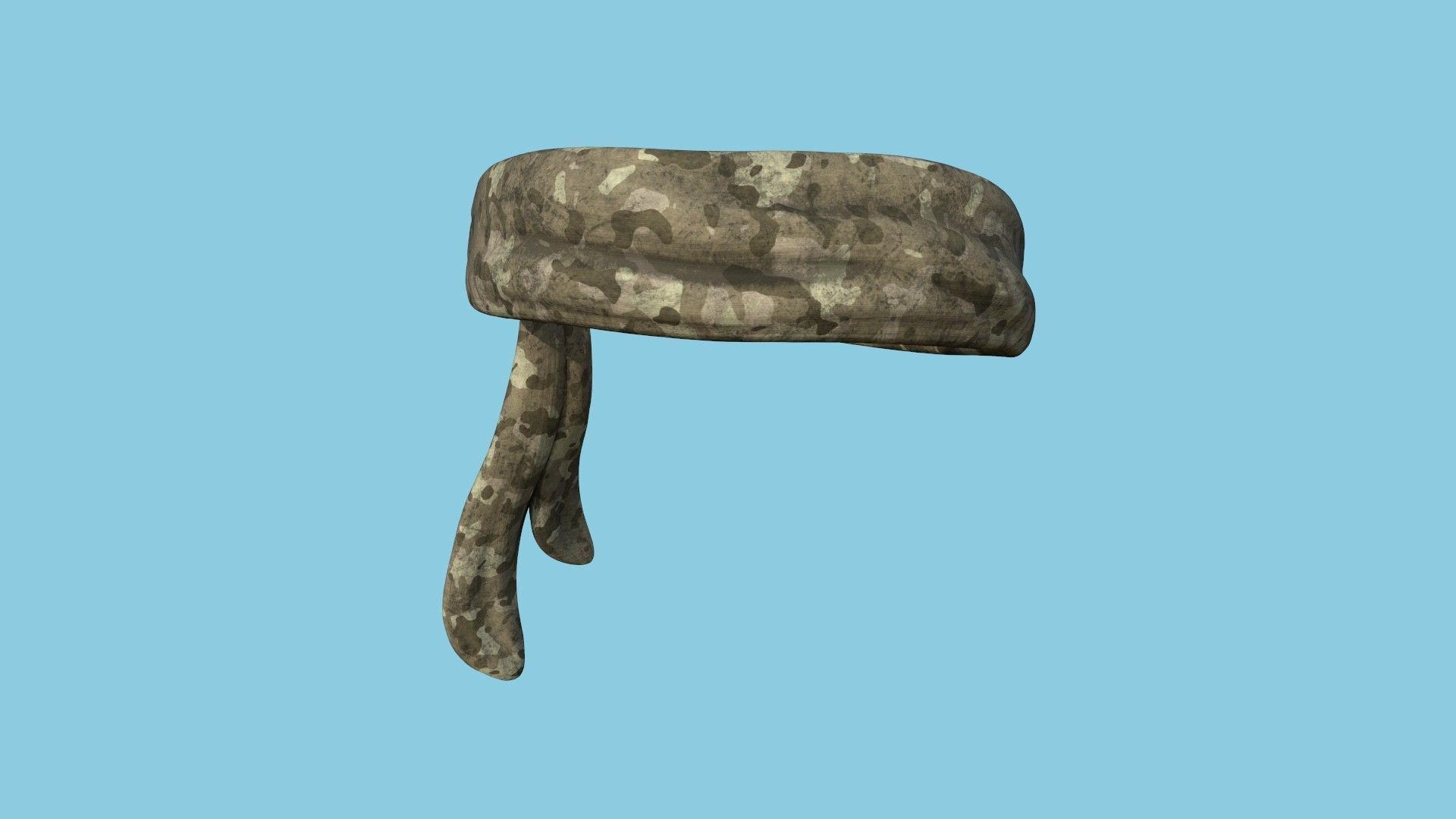 04 Military Bandana - Character Design 3D Model Collection_7