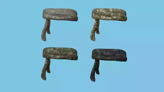04 Military Bandana - Character Design 3D Model Collection