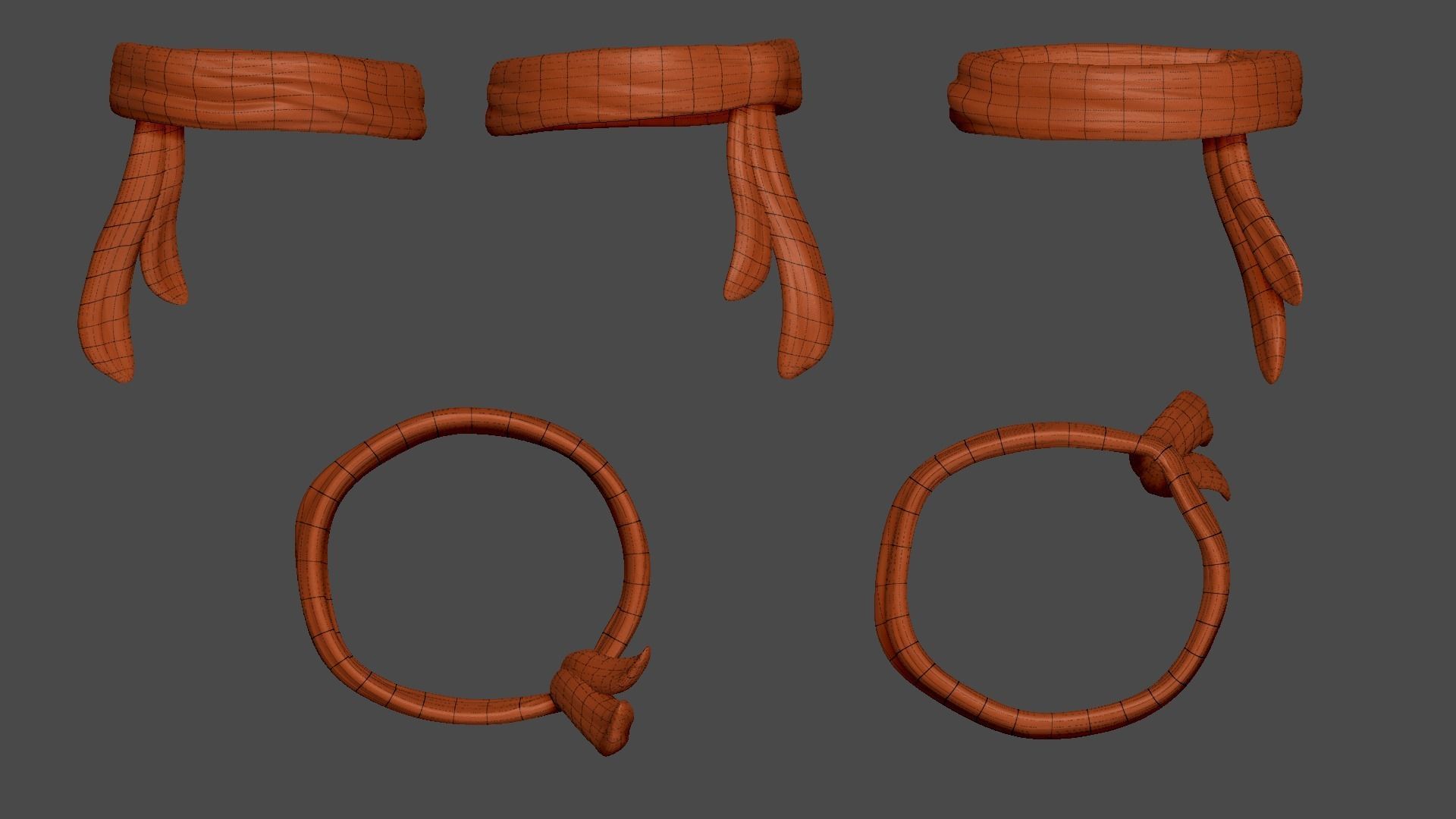 04 Military Bandana - Character Design 3D Model Collection_36