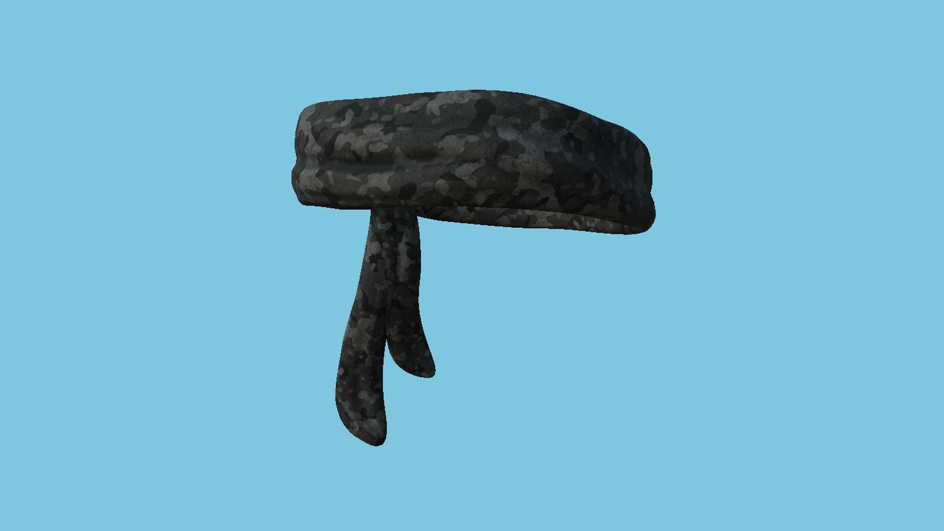 04 Military Bandana - Character Design 3D Model Collection_9