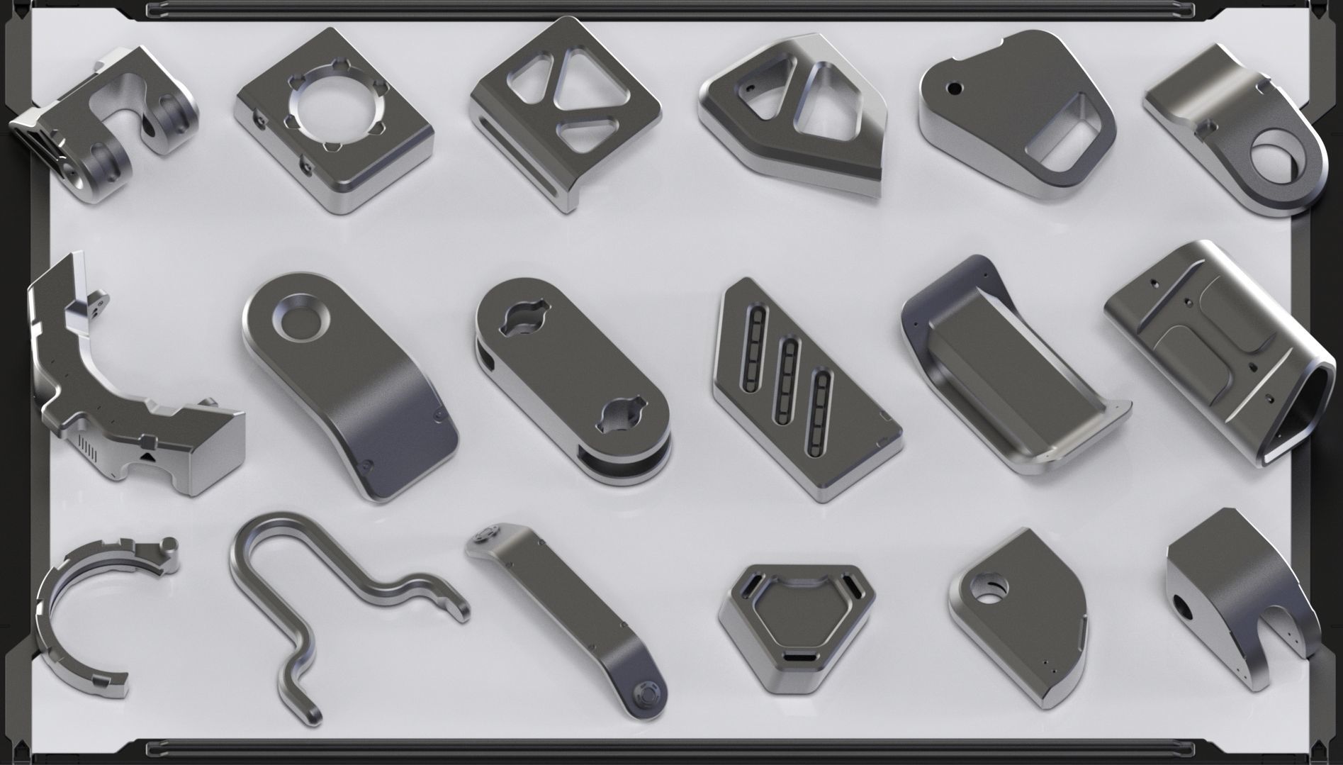 Sci-Fi Hard Surface Kitbash 350 DETAILS 3D model_17