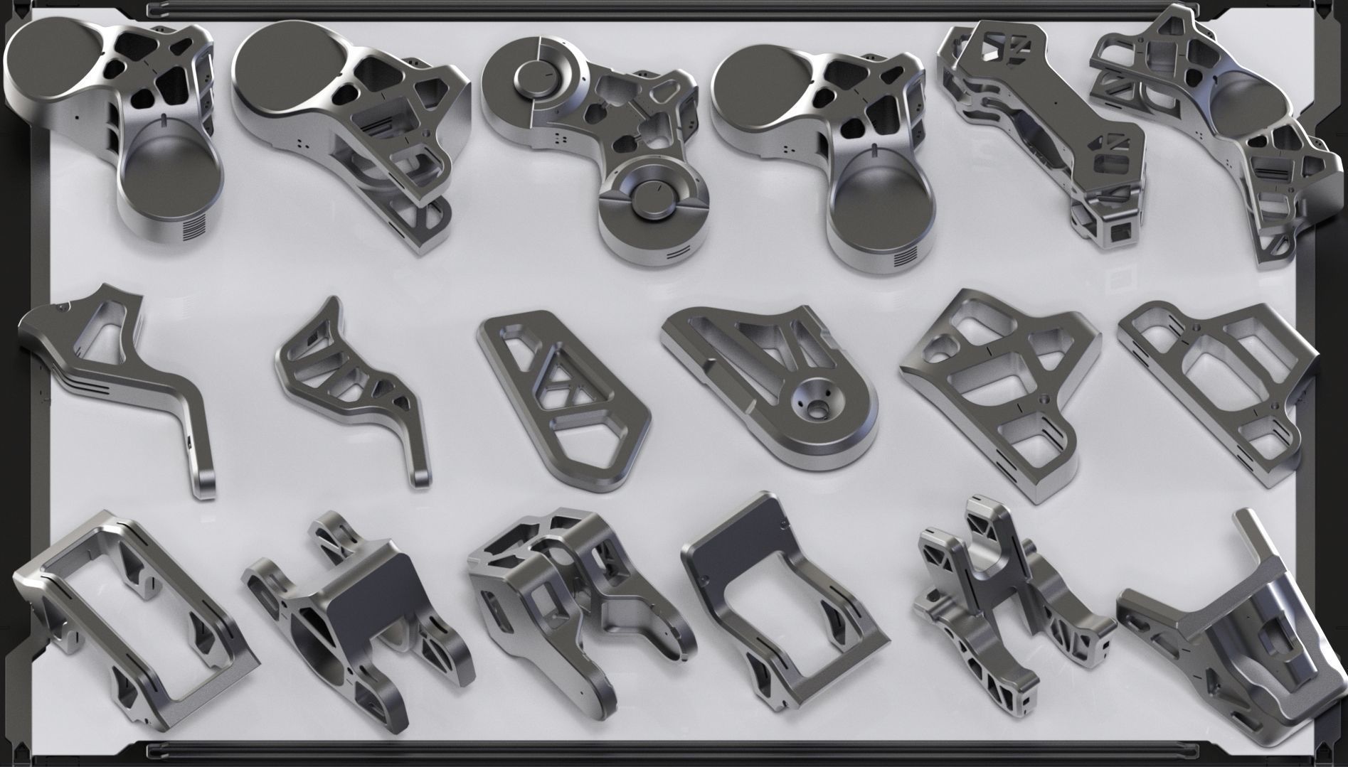 Sci-Fi Hard Surface Kitbash 350 DETAILS 3D model_11