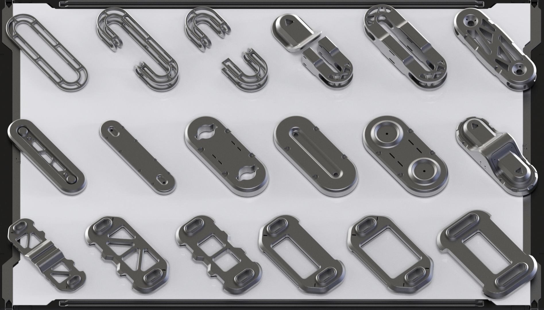 Sci-Fi Hard Surface Kitbash 350 DETAILS 3D model_8