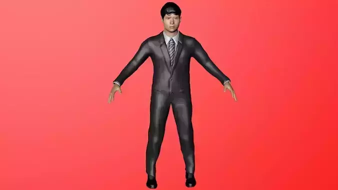 HUMAN man in suit