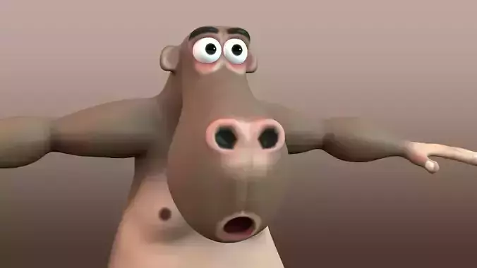 Cartoon Monkey Character