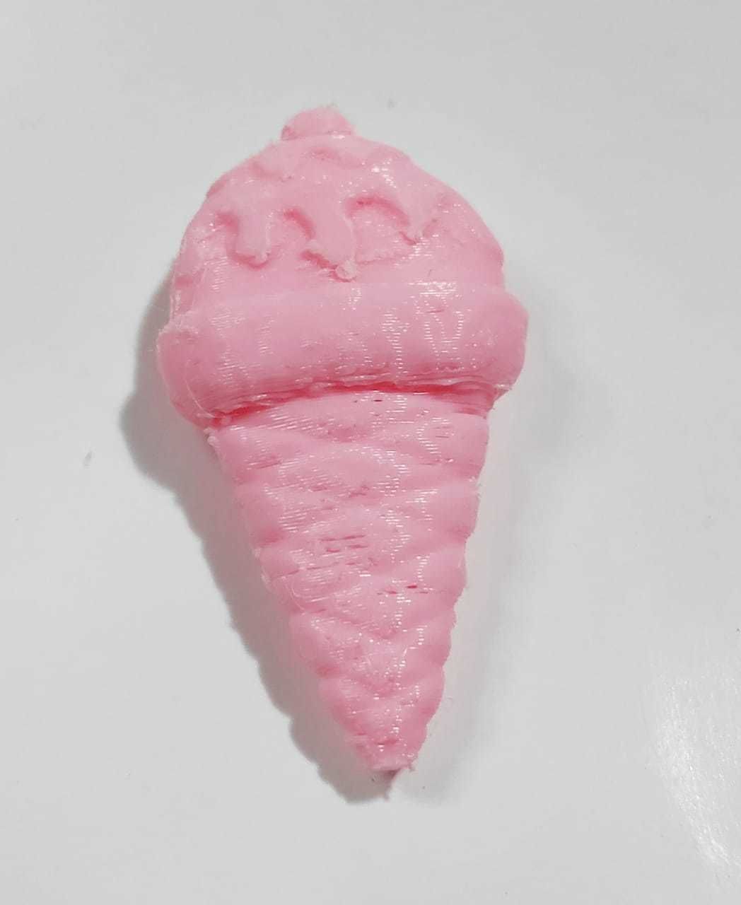 Ice Cream Round Flat 3D print model_3