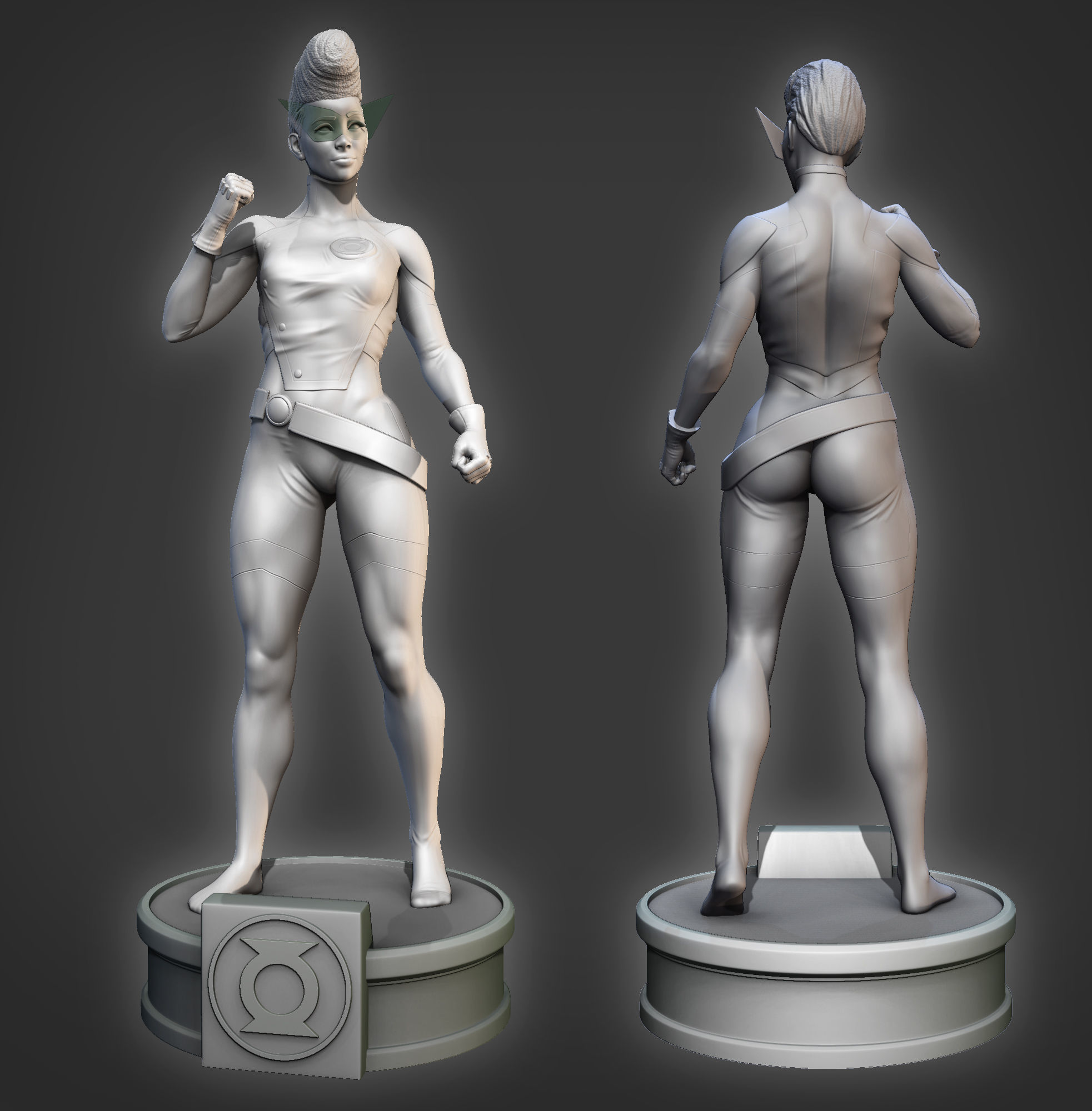 Green Lantern -  Jo mullein 3D print model_1