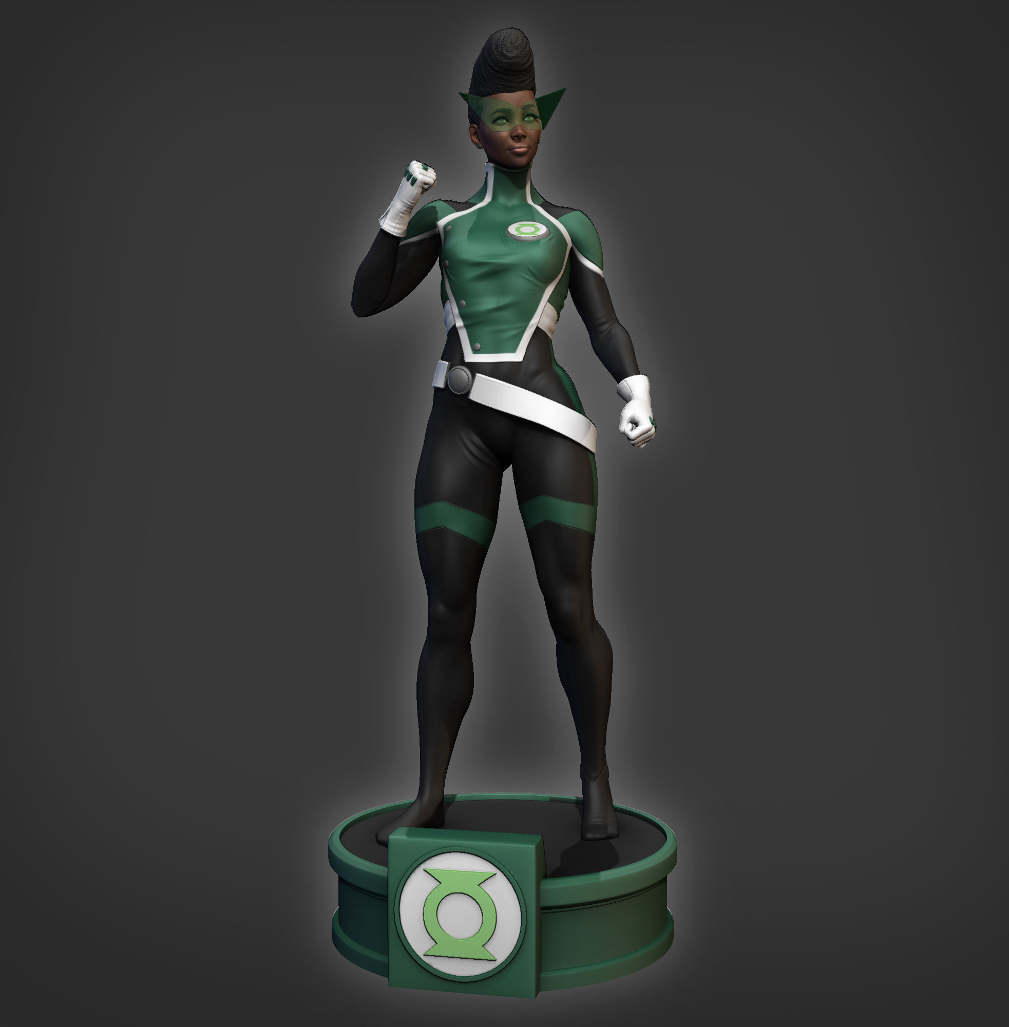Green Lantern -  Jo mullein 3D print model_2