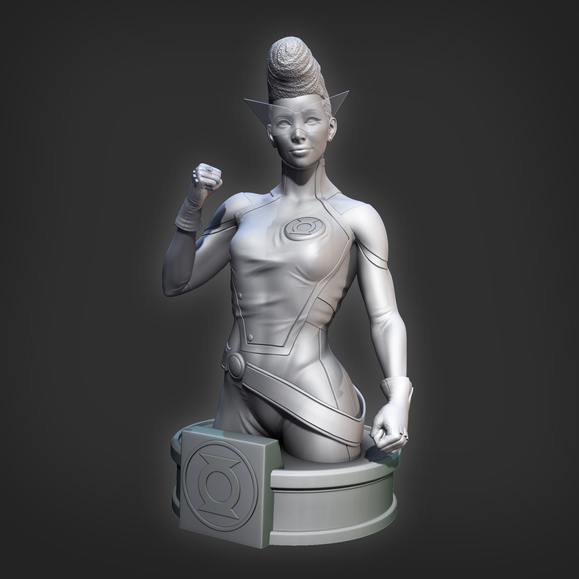 Green Lantern -  Jo mullein 3D print model_4