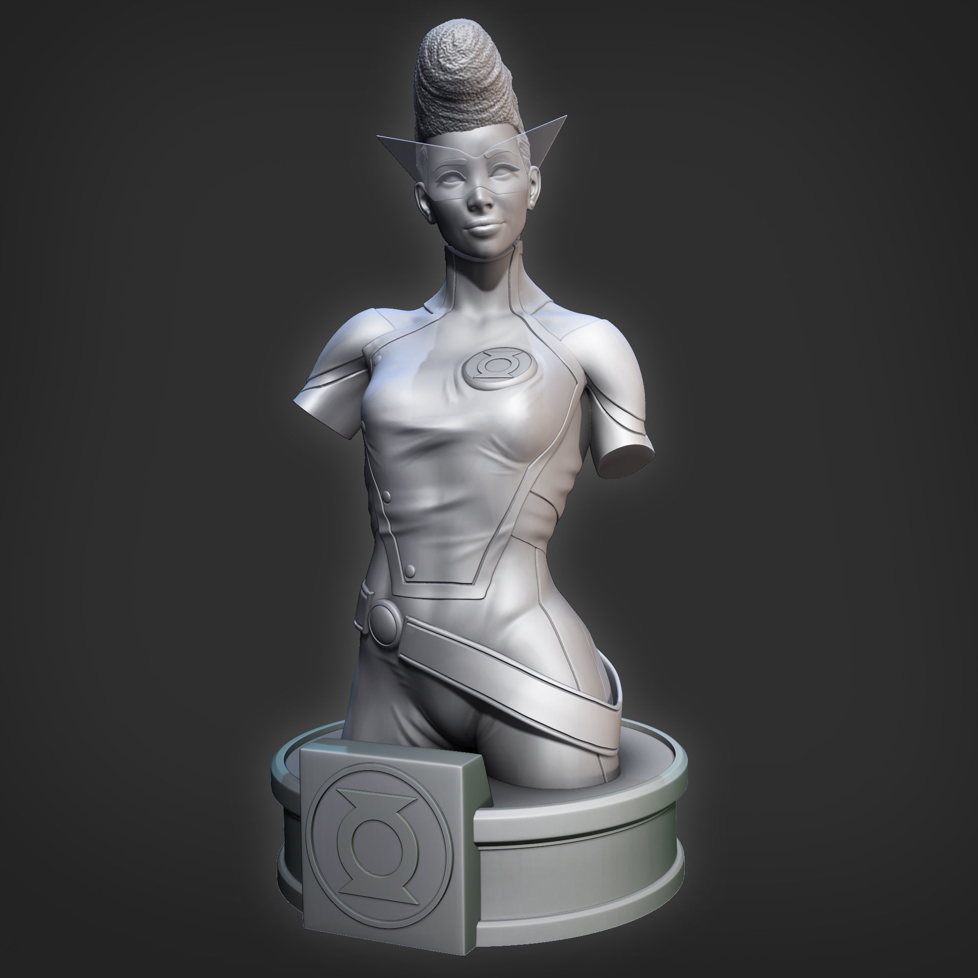 Green Lantern -  Jo mullein 3D print model_5