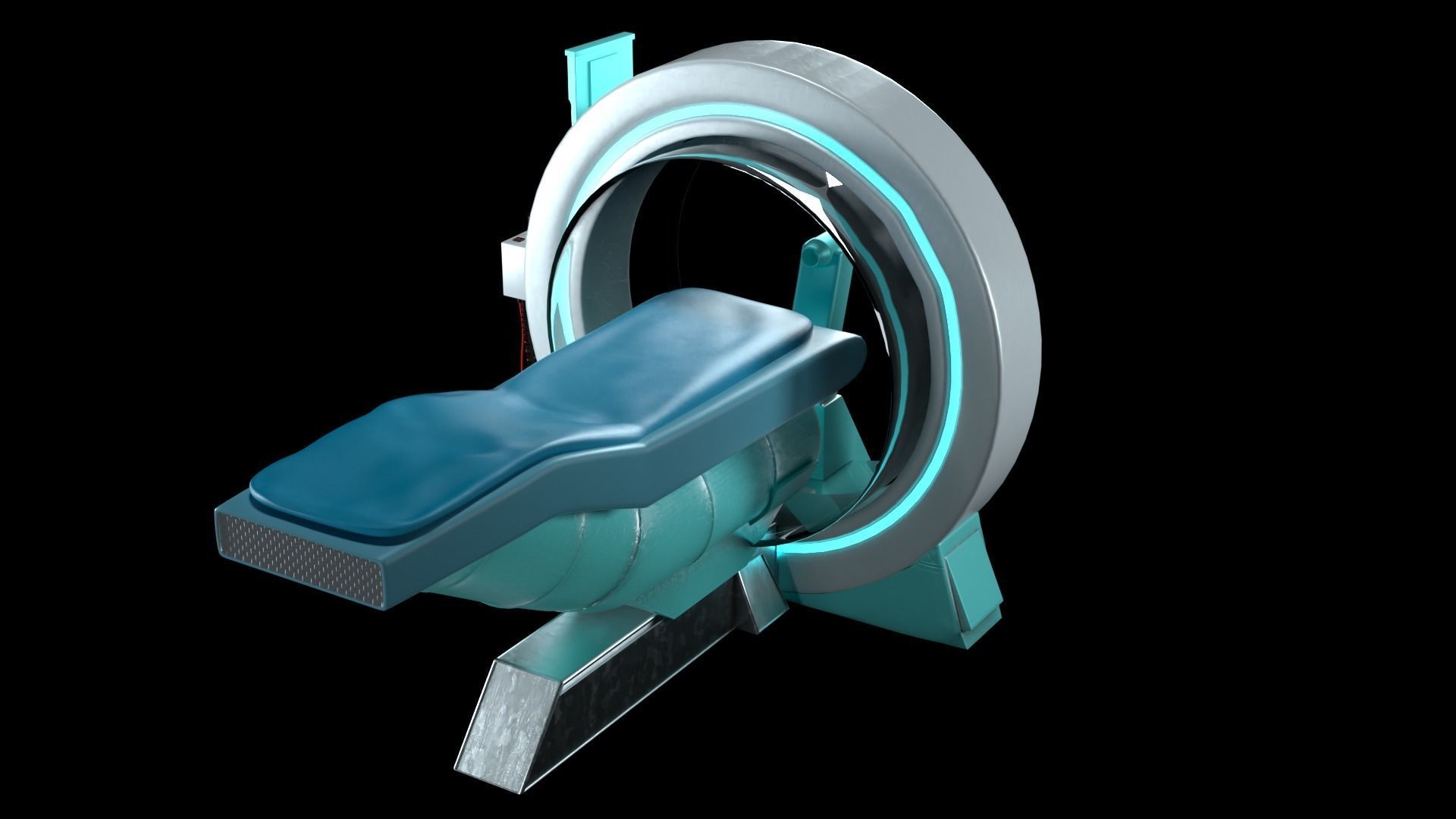 Sci-Fi Bed Chair from Cyberpunk Laboratory 3D model_3