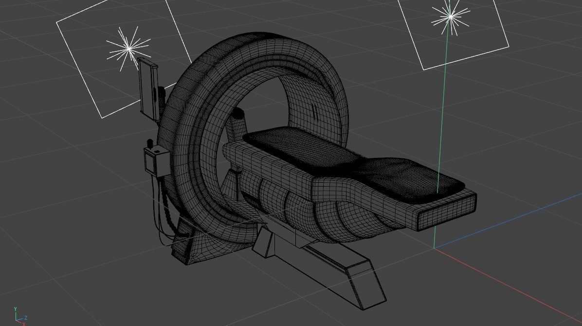 Sci-Fi Bed Chair from Cyberpunk Laboratory 3D model_6