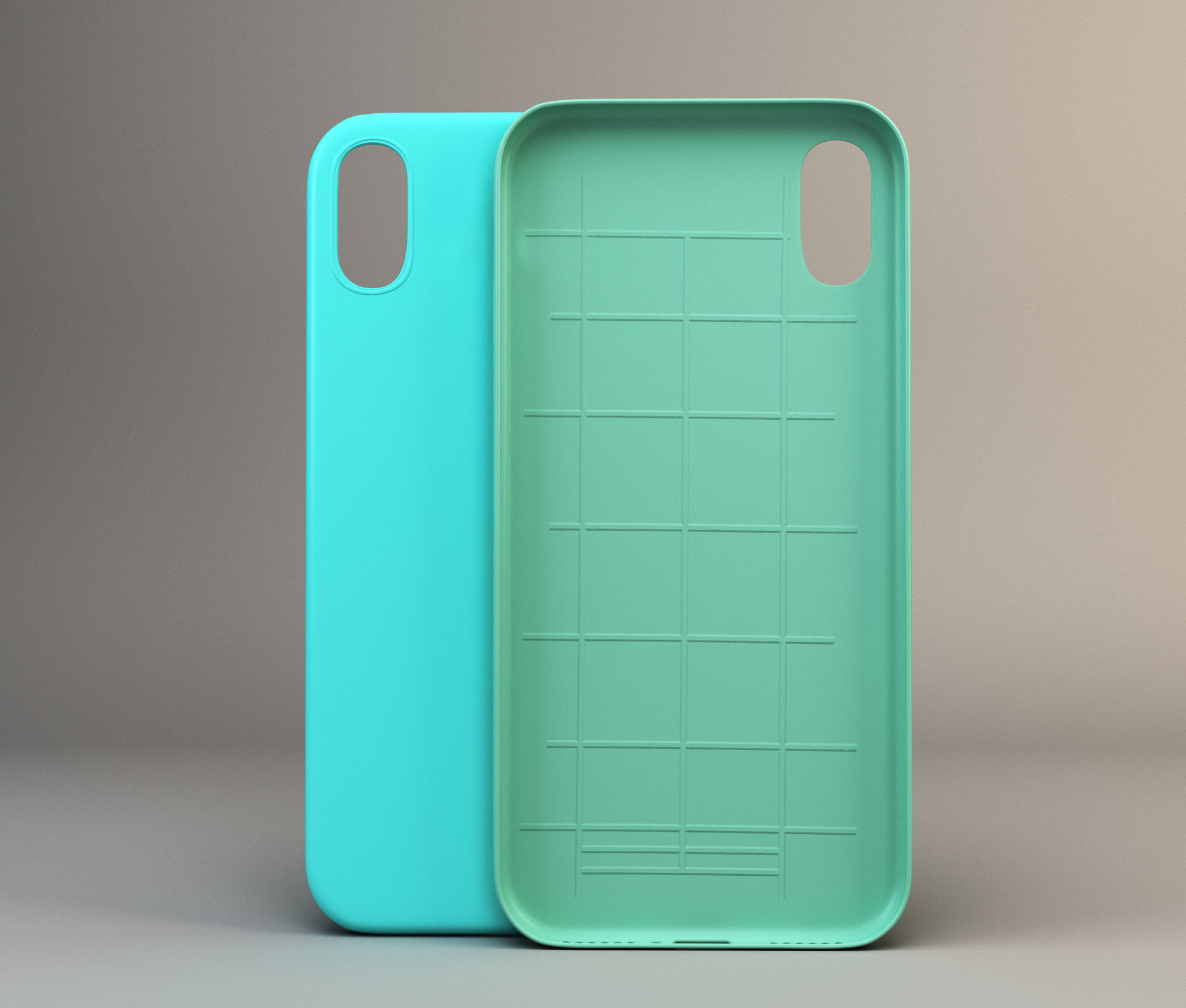 iPhone case Low-poly 3D model_3