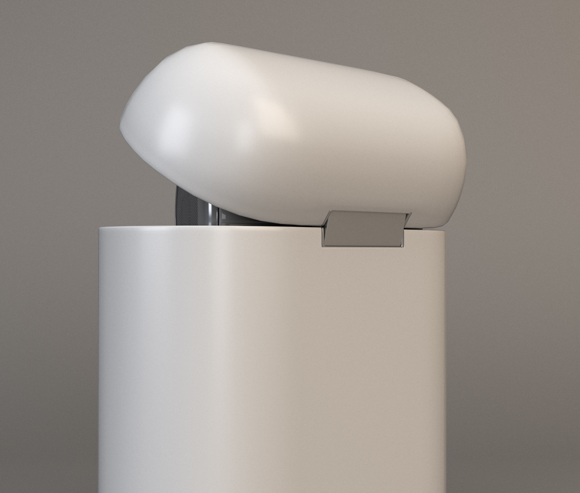 Wireless headphones Low-poly 3D model_3