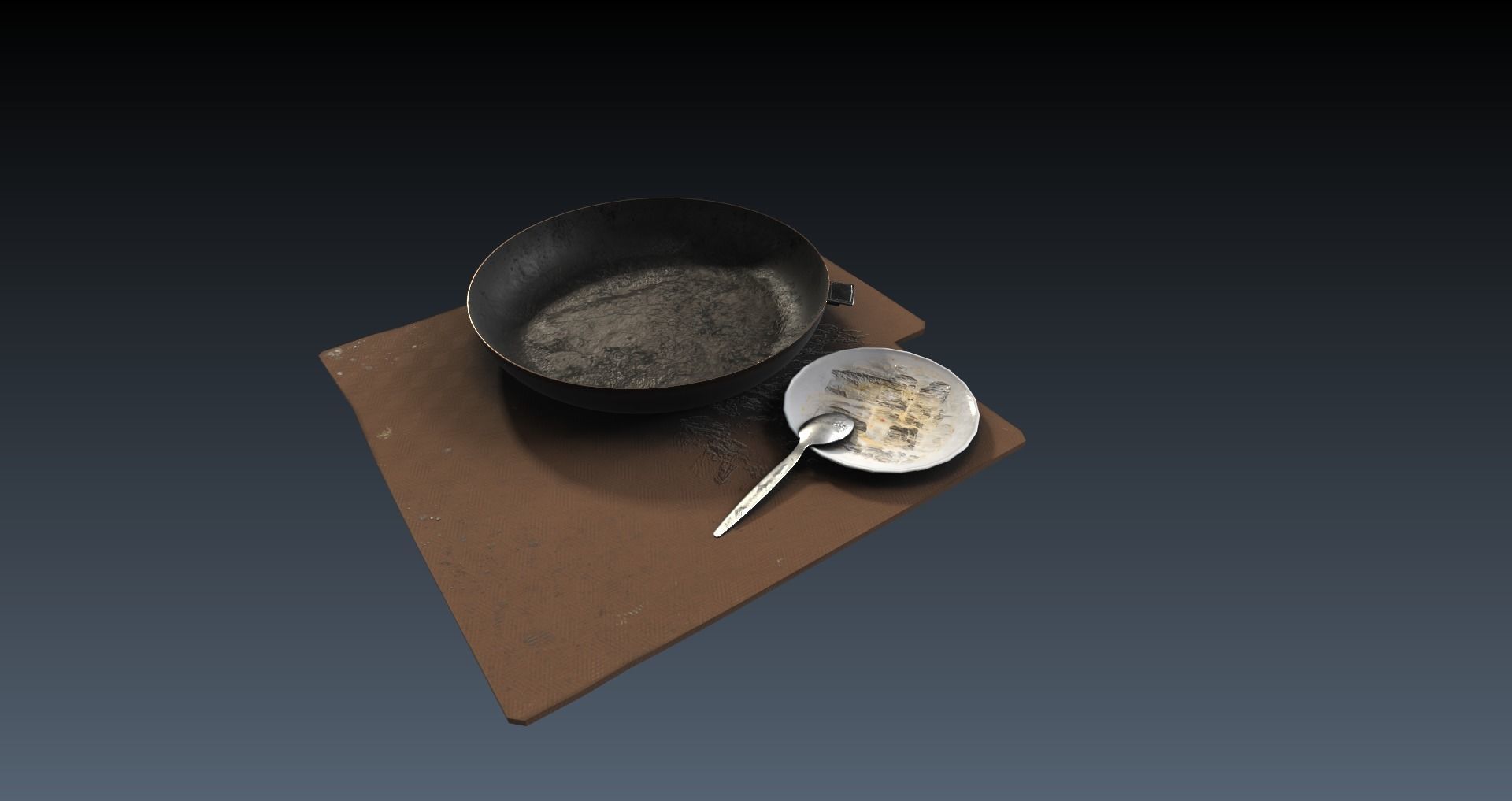 Low-Poly Homeless Place Pack Low-poly 3D model_42