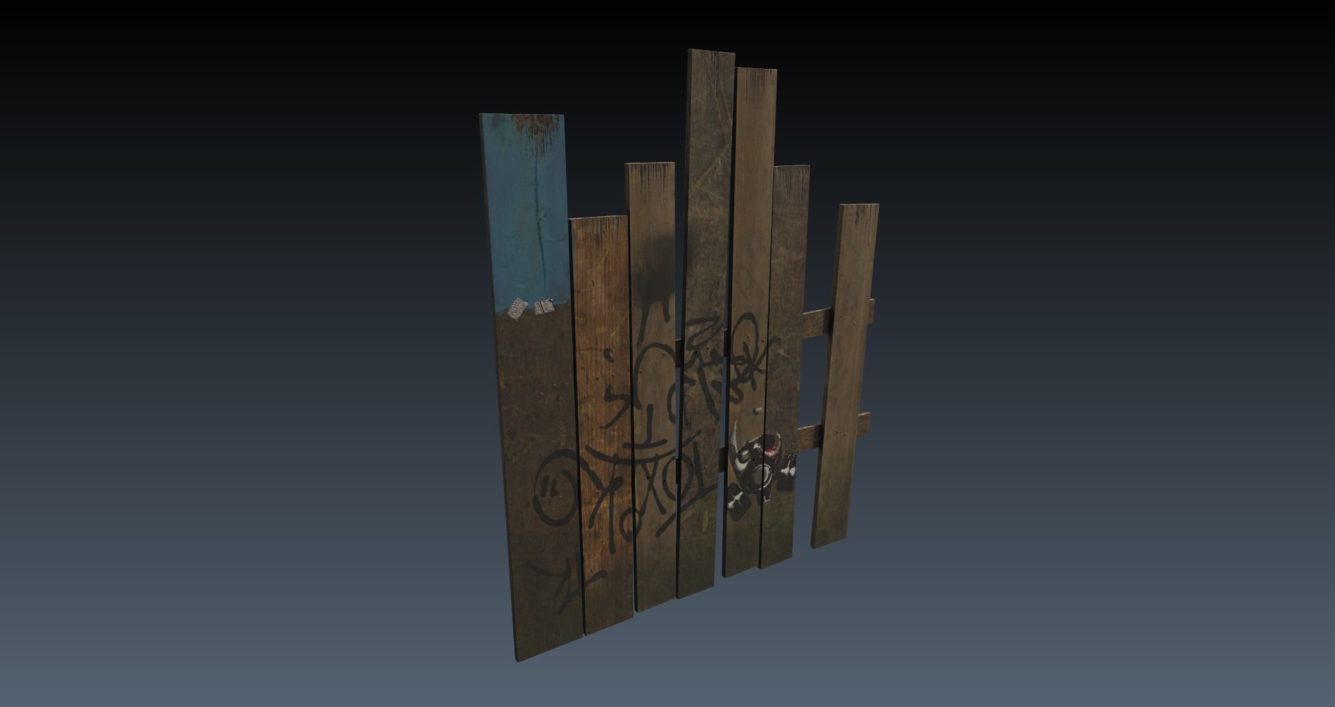 Low-Poly Homeless Place Pack Low-poly 3D model_48