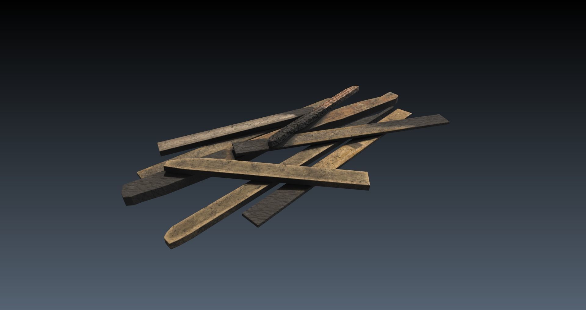 Low-Poly Homeless Place Pack Low-poly 3D model_34