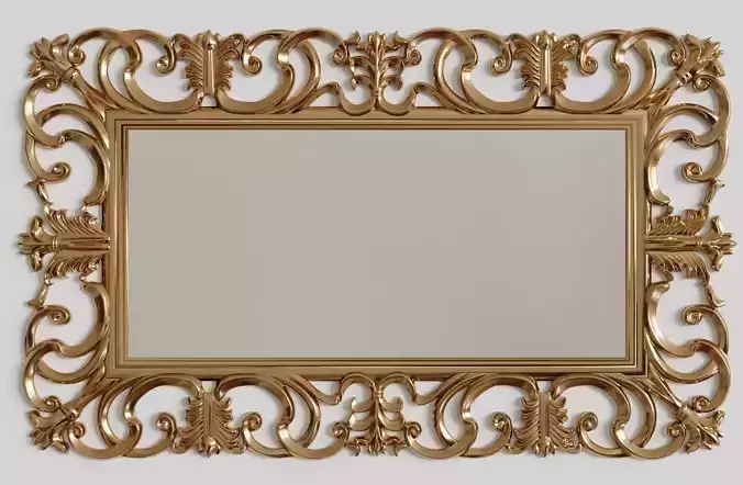 Large Ornate Mirror