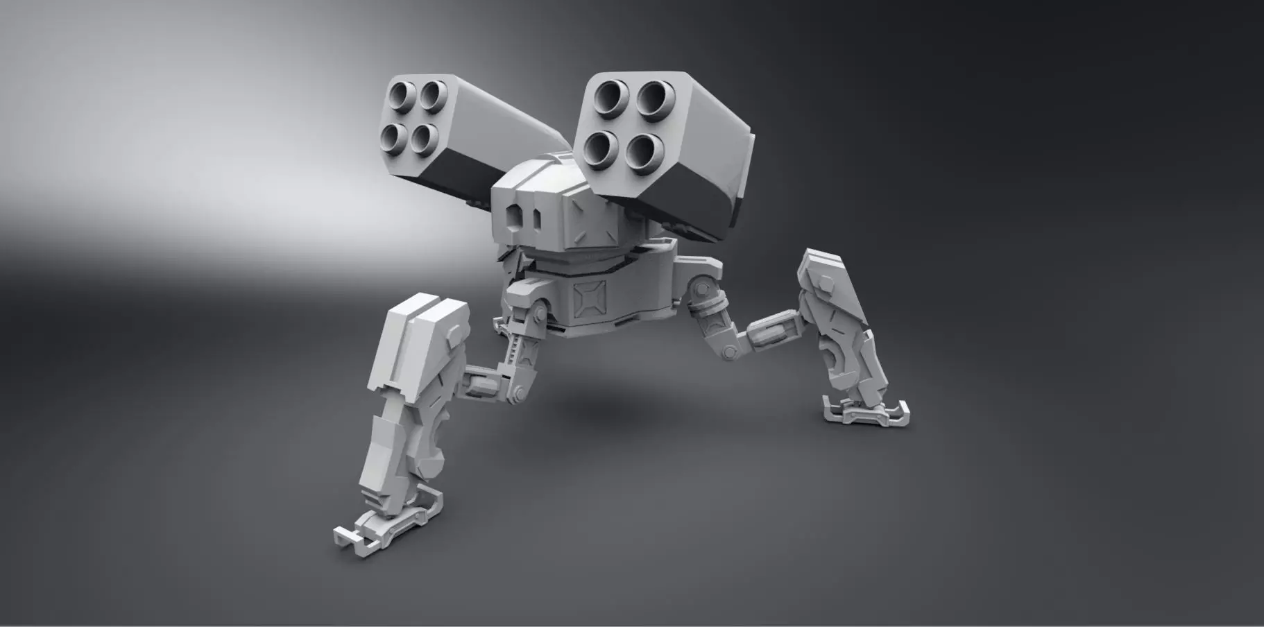 SciFi Mortar 3D print model