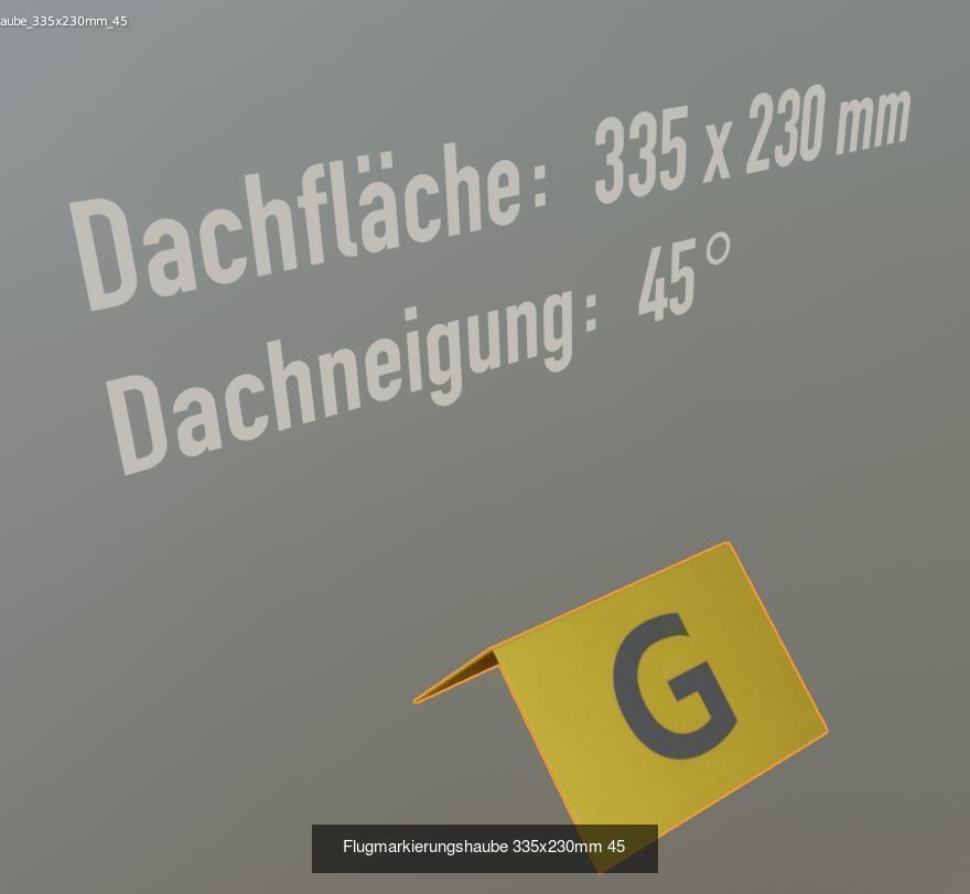 Alle Flugmarkierungshauben ohne Pfosten 3D Model Collection_17