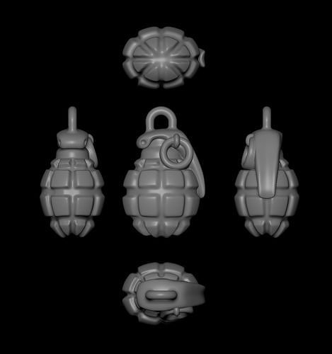 Granade Pendant 3D print model