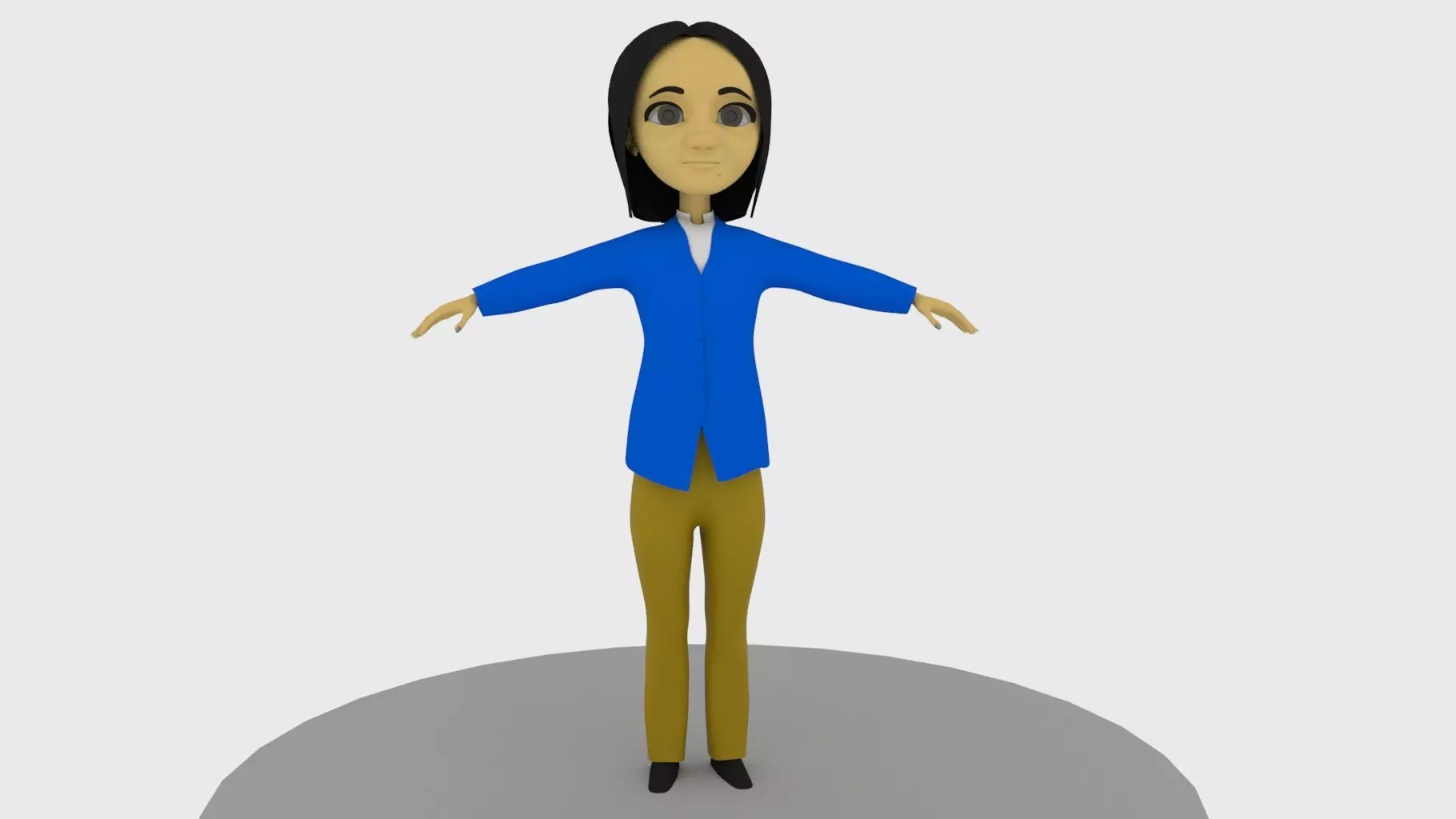 GIRL RIG 3D model